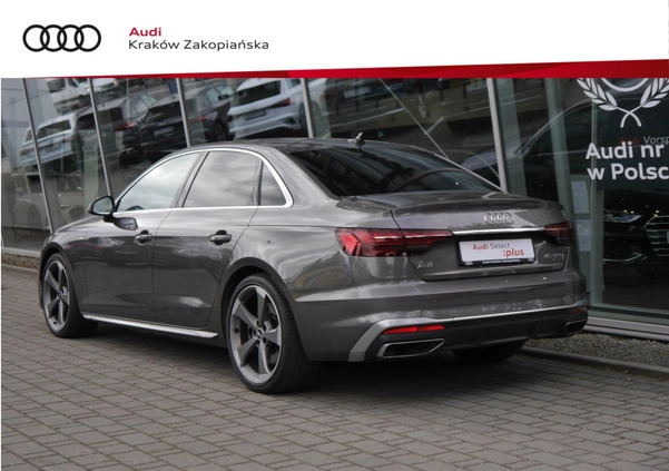 Audi A4 cena 164400 przebieg: 64857, rok produkcji 2020 z Biała Rawska małe 466